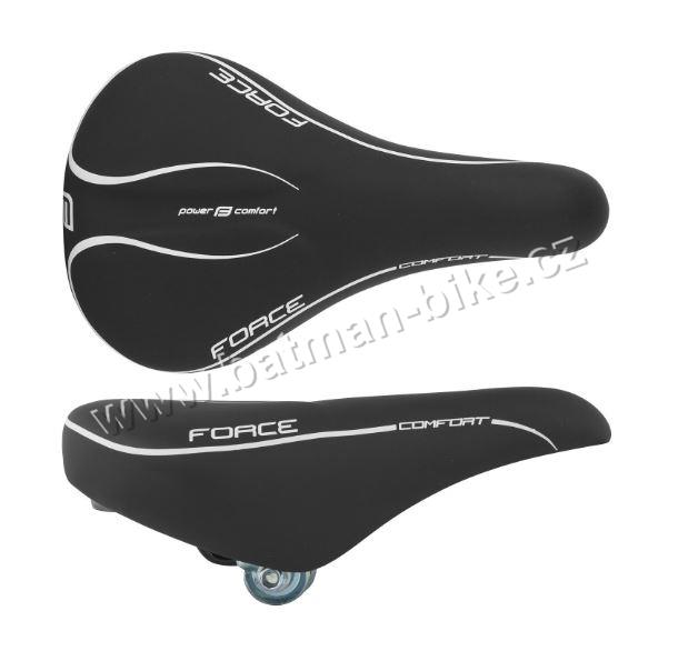 Sedlo FORCE COMFORT THUNDER dámské, černé