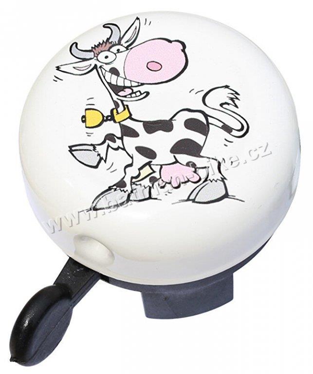 Zvonek smaltovaný potisk kravička
