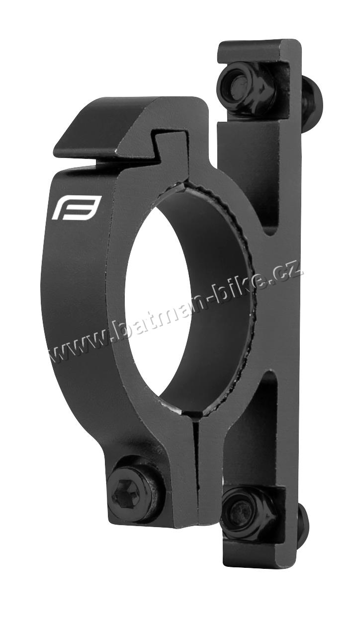 Držák košíku na řídítka O 31.8 mm, Al, černý