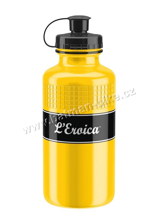 láhev Elite L'Eroica 500ml, retro žlutá