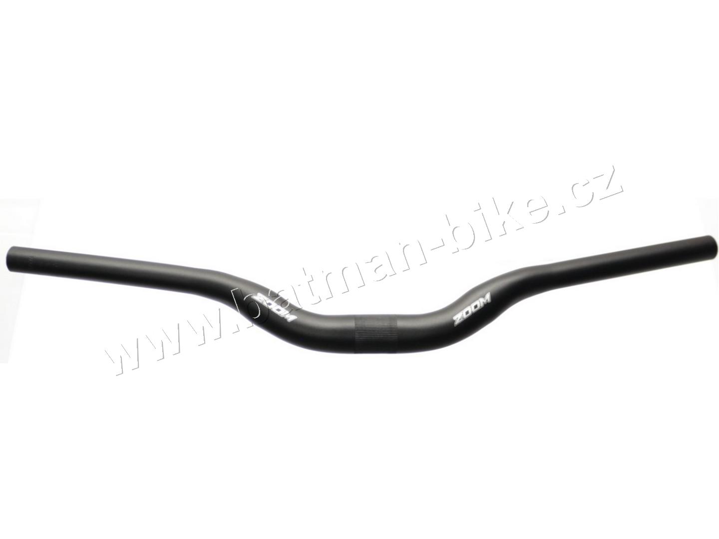 Řídítka MTB ZOOM Alu Rizer 31,8 mm,600/40 mm barva černá