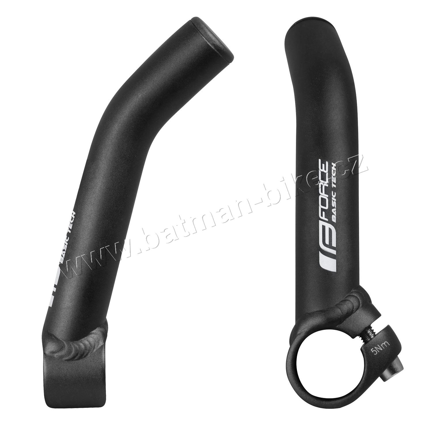 Rohy FORCE TECH 13 cm Al, černé matné