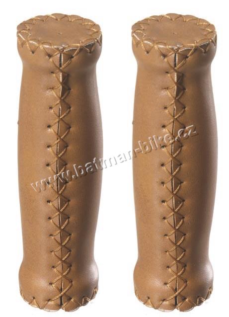 Gripy Monte Grappa kožené hnědé