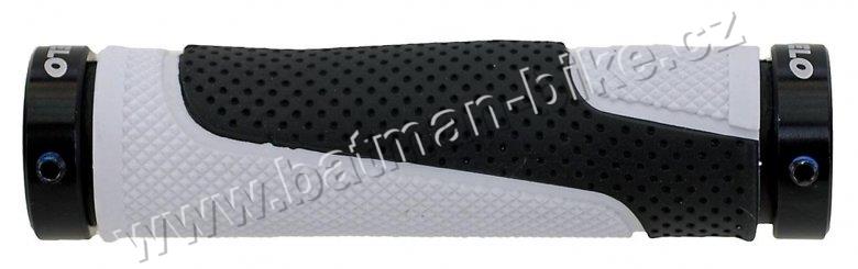 Gripy Velo Vicegrip+objímka Al bílá/černá