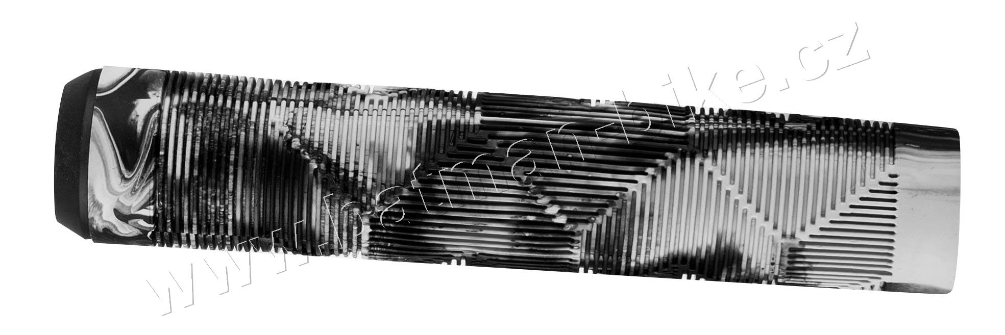 Gripy FORCE BMX145 gumová, černo-šedá, balená