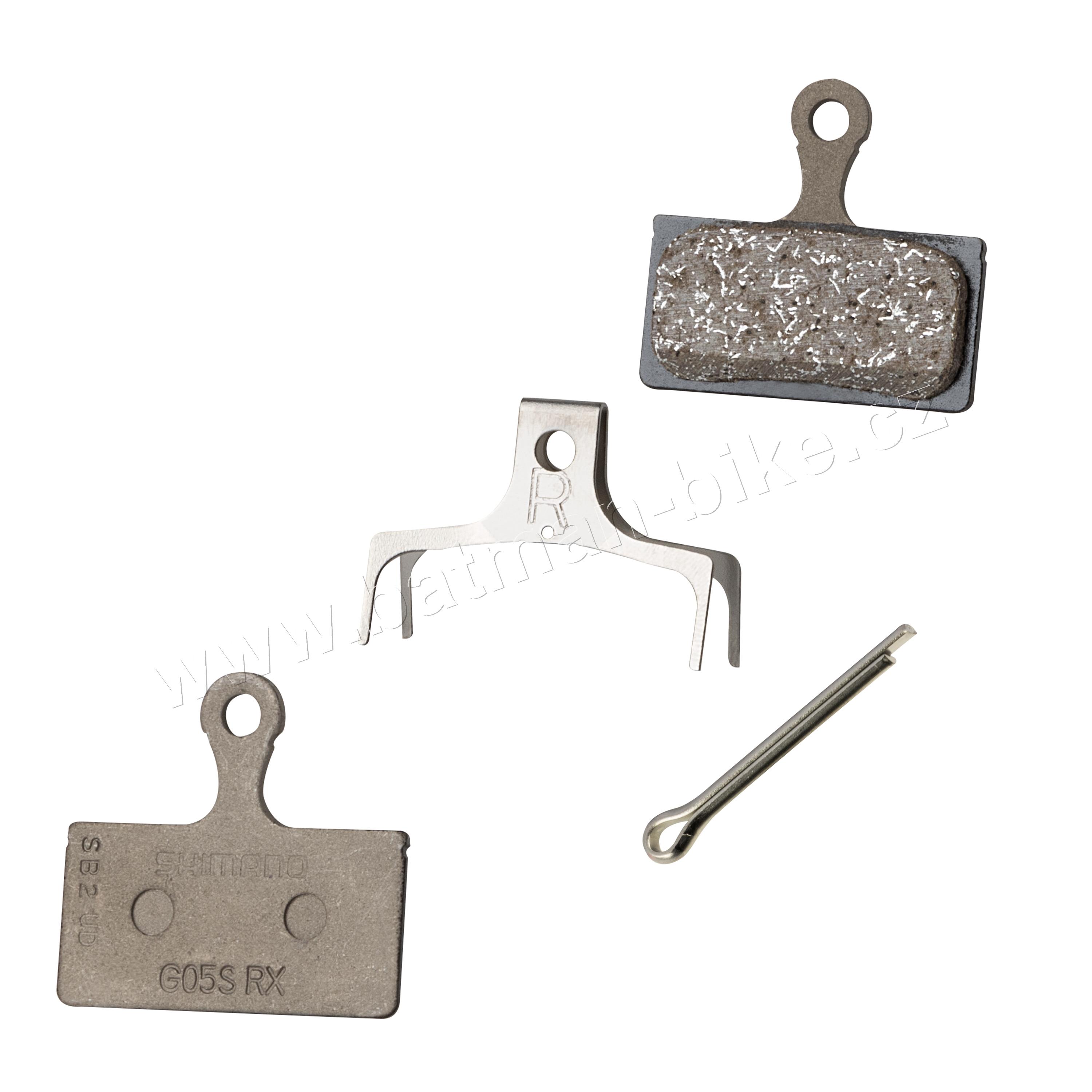 Brzdové desky SH G05S polymerové, s pružinkou