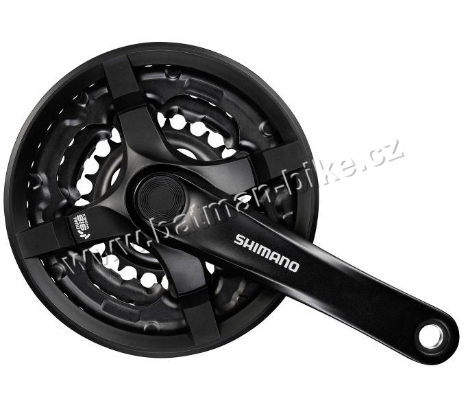 Střed Shimano FC-TY501 42/34/24z 170mm černé s krytem