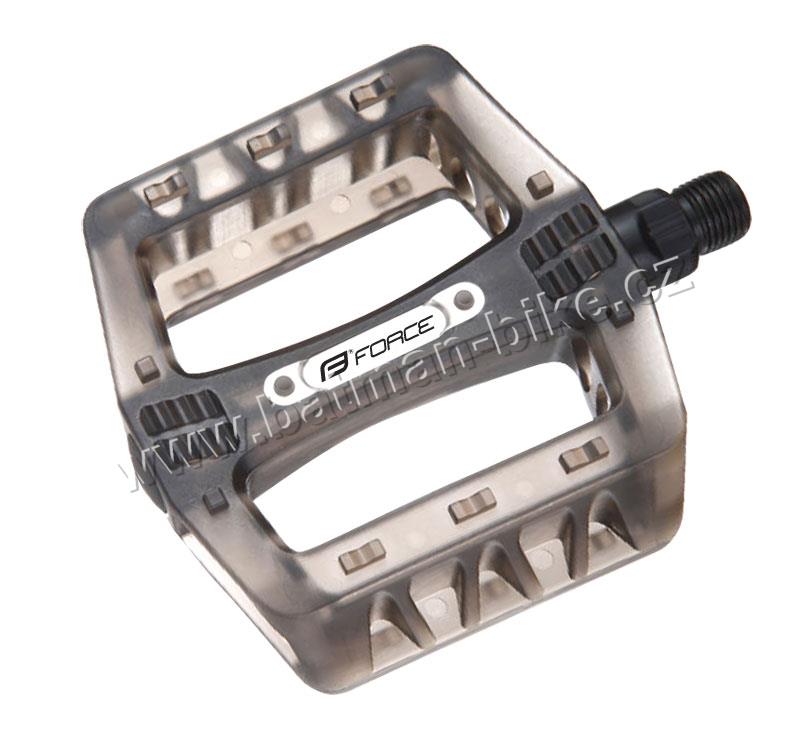 Pedály FORCE BMX tvrzené černé