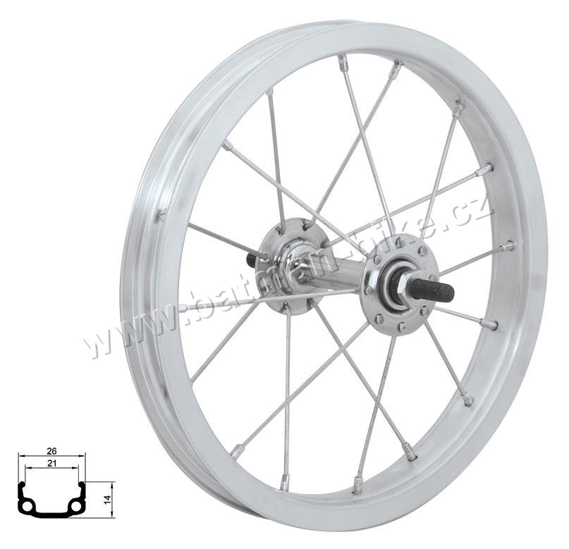 Kolo přední RMX 21, 203x21, stříbrné, náboj Remerx