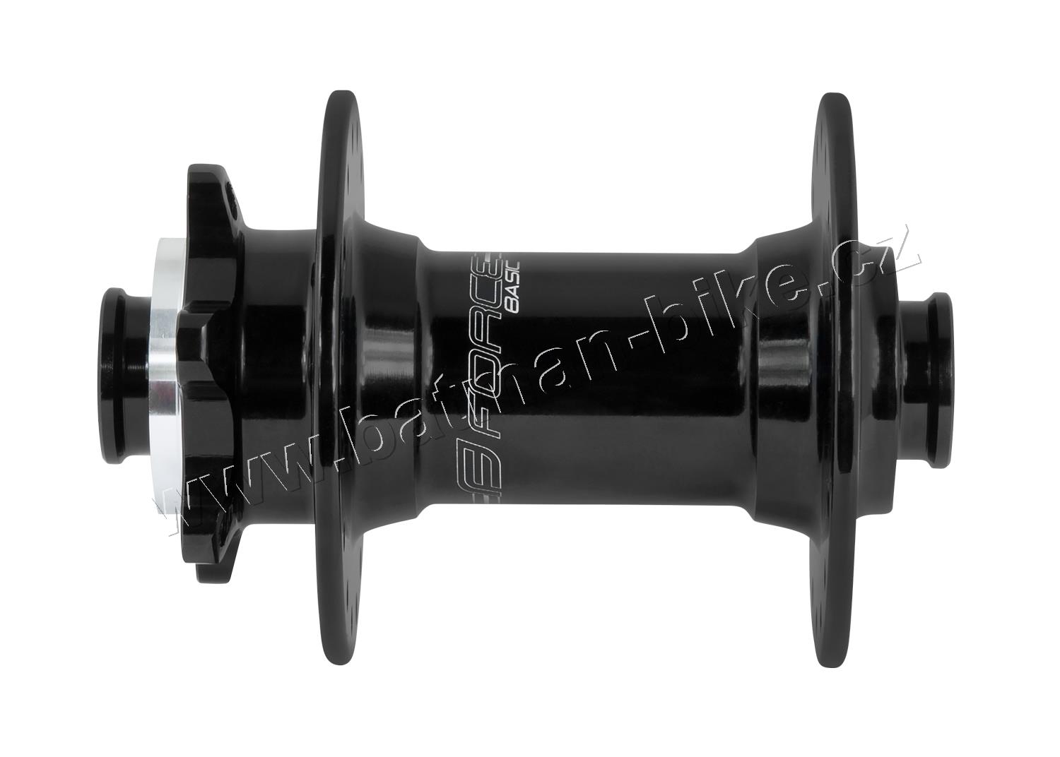 Náboj přední FORCE BASIC 15mm,6d kotouč 32d, černý