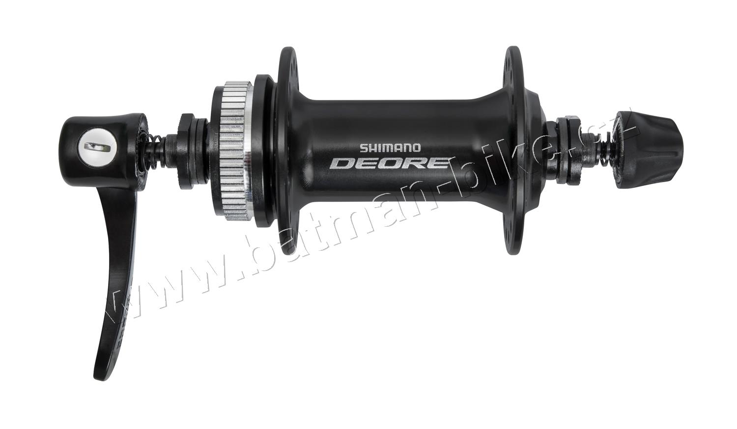 Náboj přední HBM6000 černý kot.CENTER LOCK 32 děr