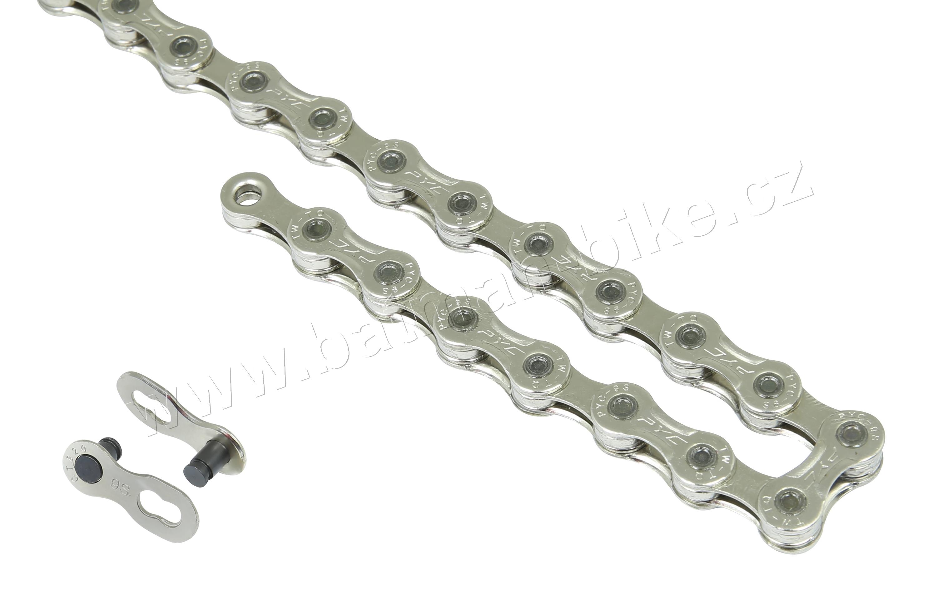 Řetěz FORCE/PYC P9001 pro 9-kolo stříbrný