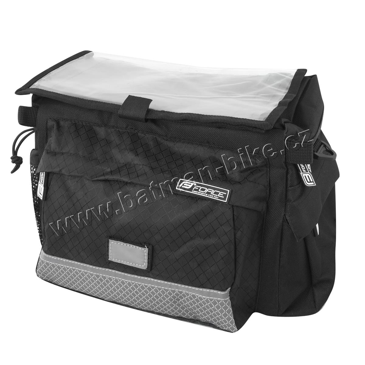 Brašna na řídítka F.NEKY KLICK 25,4-31,8 mm, černá