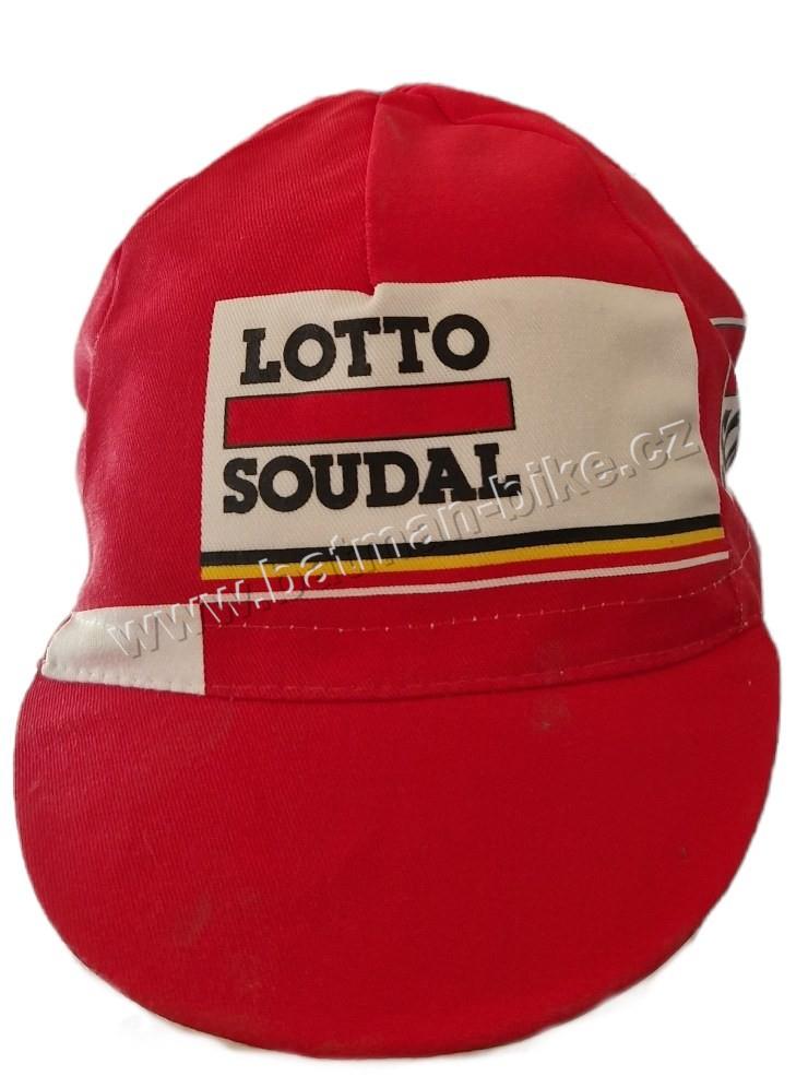 Čepice Profi Retro Lotto Soudal červená