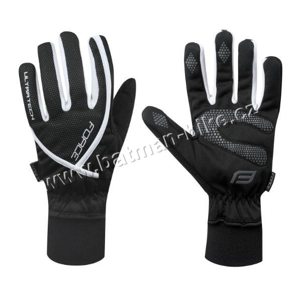 Rukavice zimní Force UltraTech černé*  XL