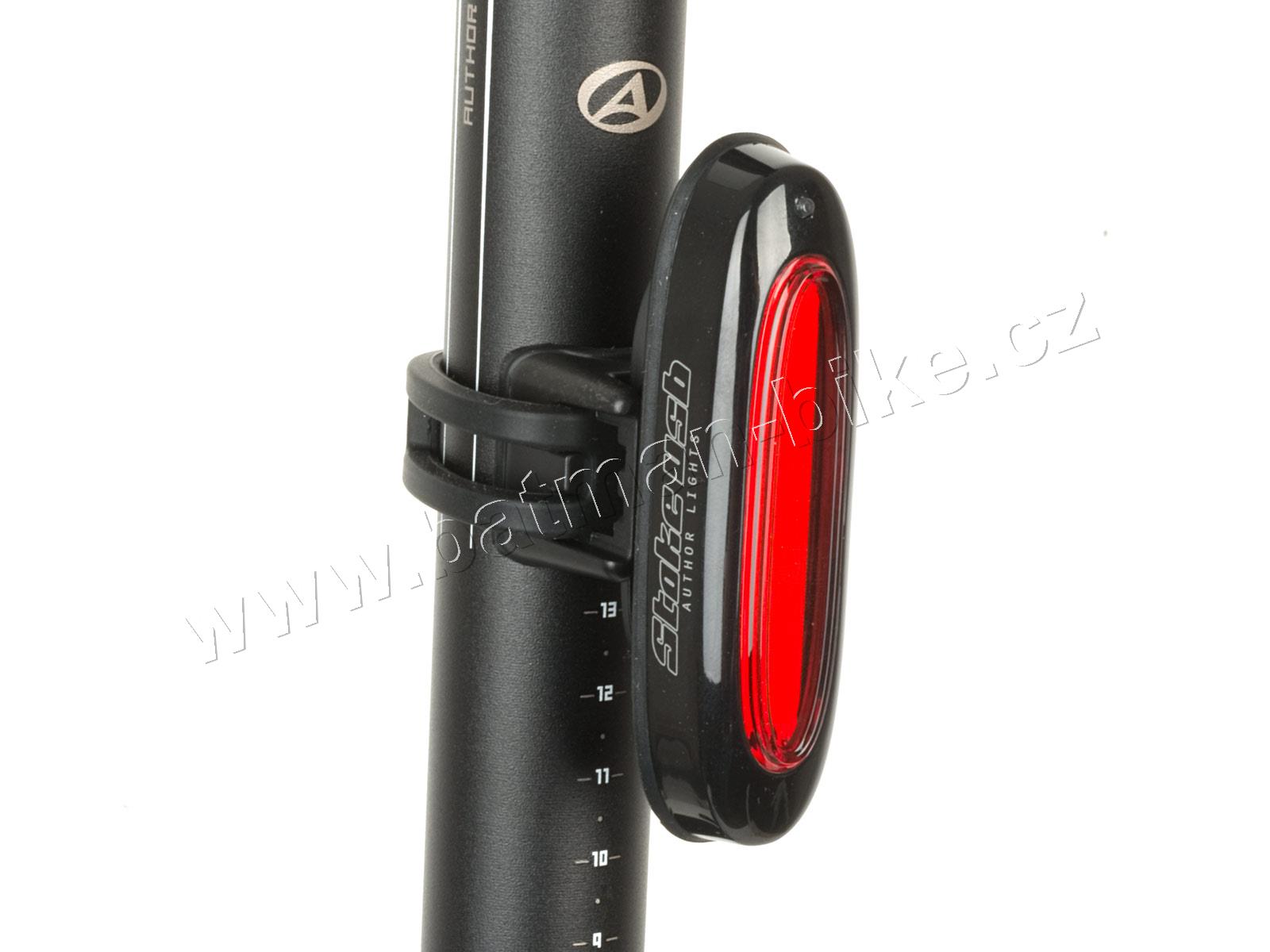 Světlo zad. A-Stake USB černá/čiré-sklo