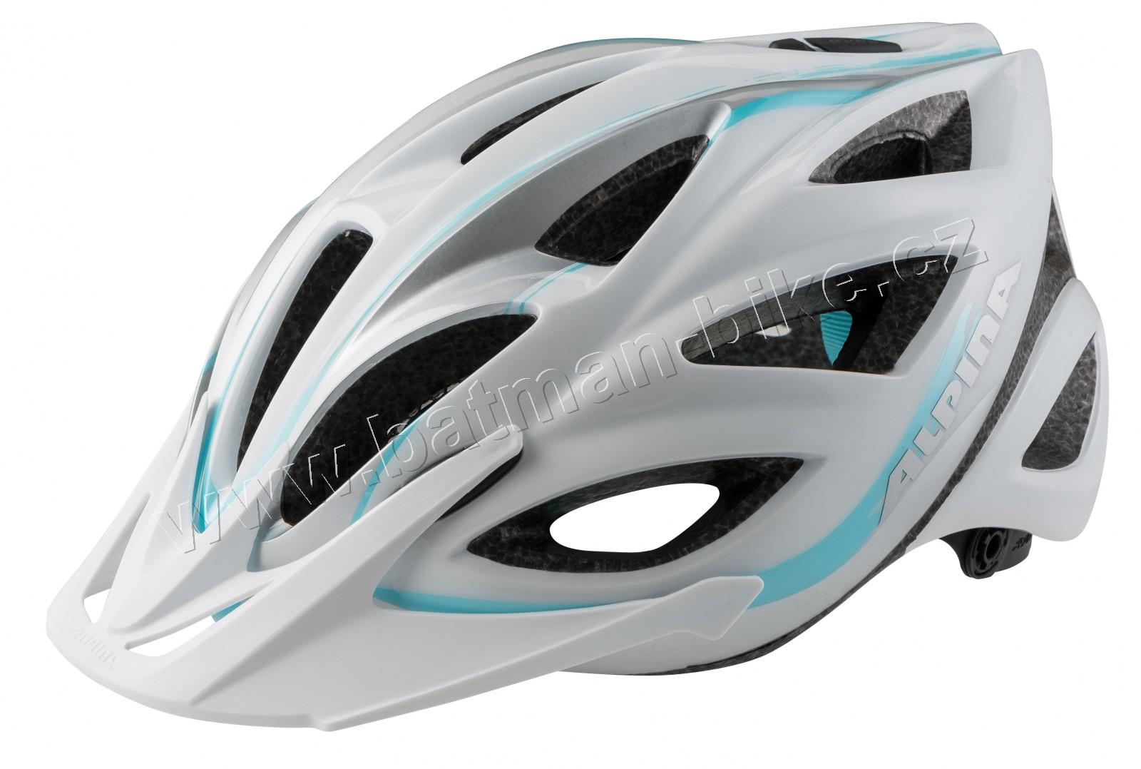 Přilba ALPINA SKID bílá/modrá 53-57