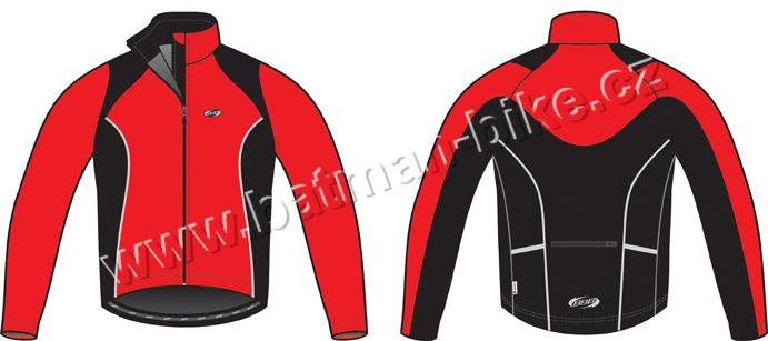 Bunda BBB Control Shield červená XXL