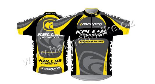 Dres Kellys PRO Team krátký rukáv žlutý* XS