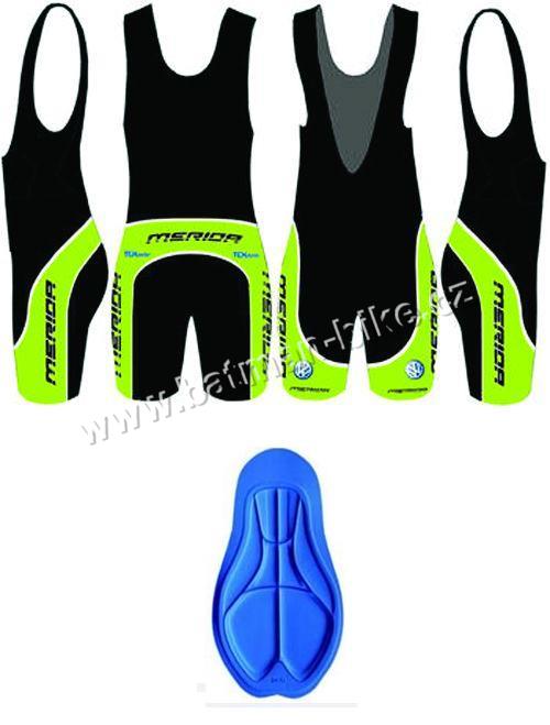 Kalhoty MERIDA Multivan Team krátké s laclem  XXL