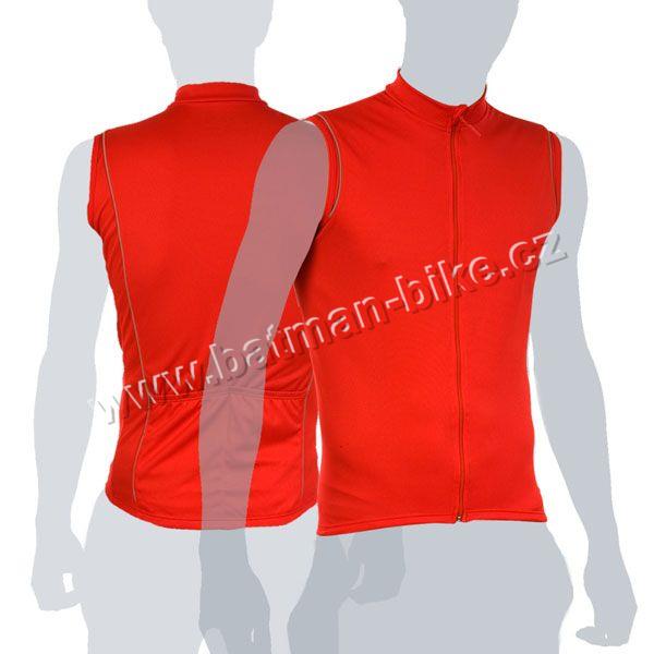 Dres MERIDA pánský Classic bez rukávů červený* L