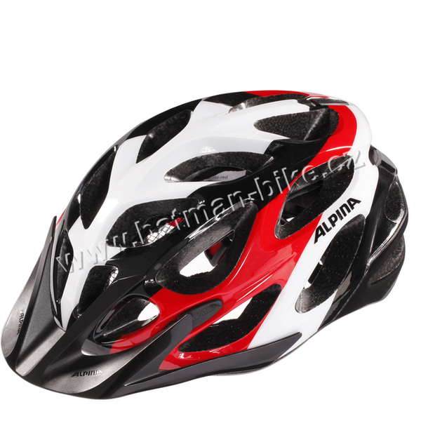 Přilba ALPINA MYTHOS 20 black-white-red* 52-57