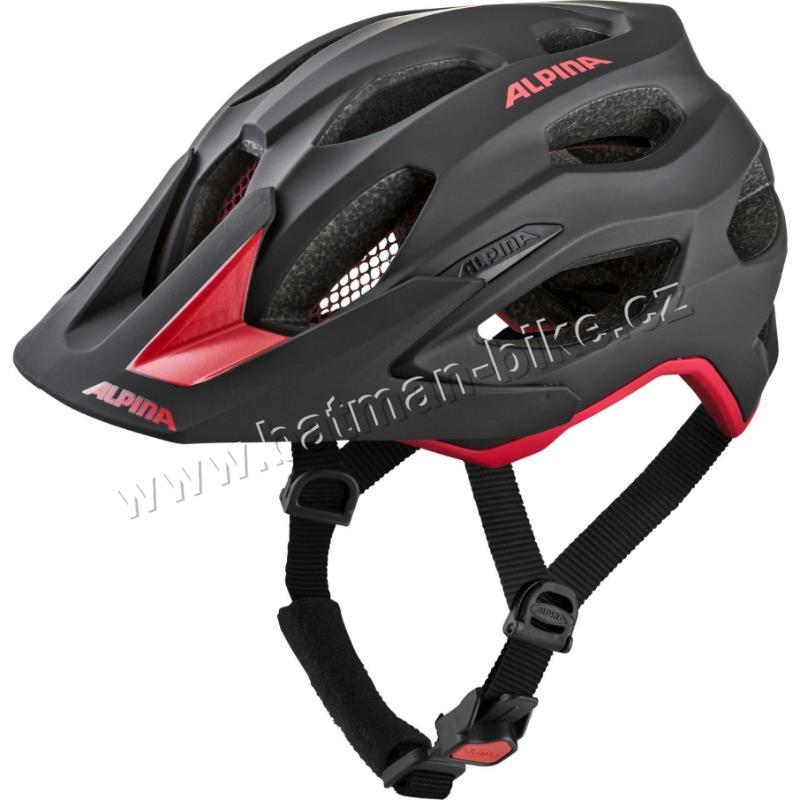 Přilba Alpina CARAPAX 2.0 black-red* 52-57
