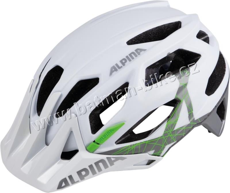 Přilba Alpina GARBANZO white-titanium-green* 52-57