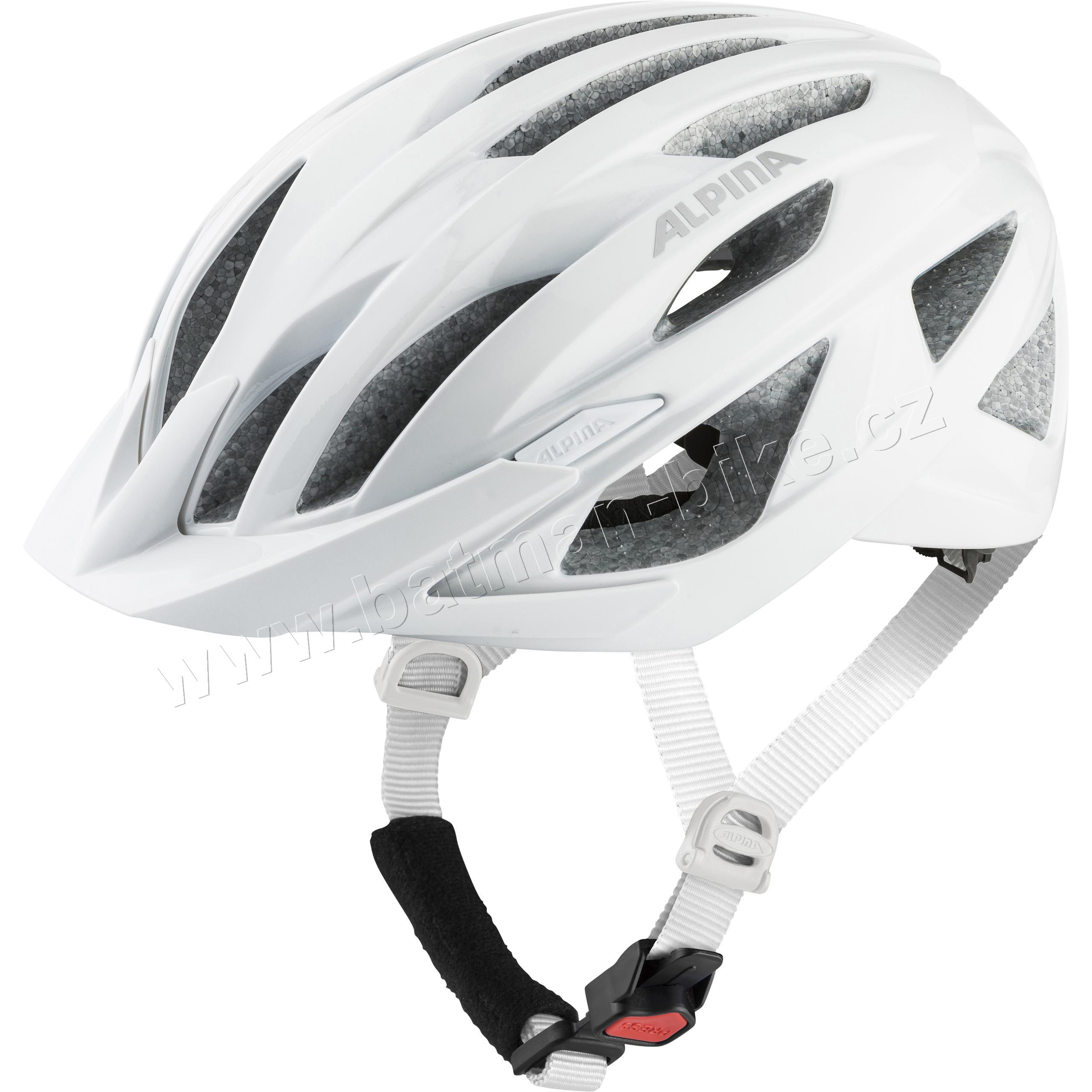 Přilba Alpina cyklistická PARANA white gloss* 51-56
