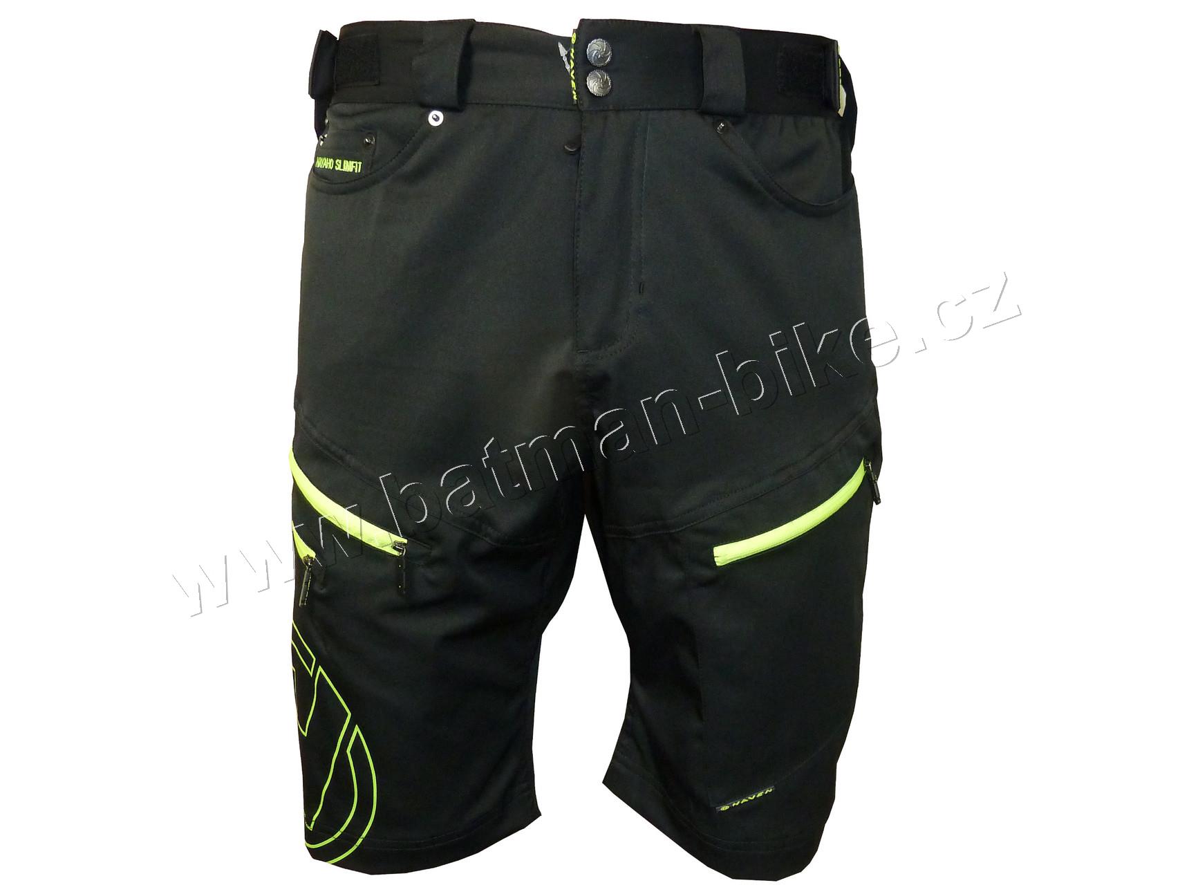 Kraťasy HAVEN NAVAHO SLIMFIT black/green* L