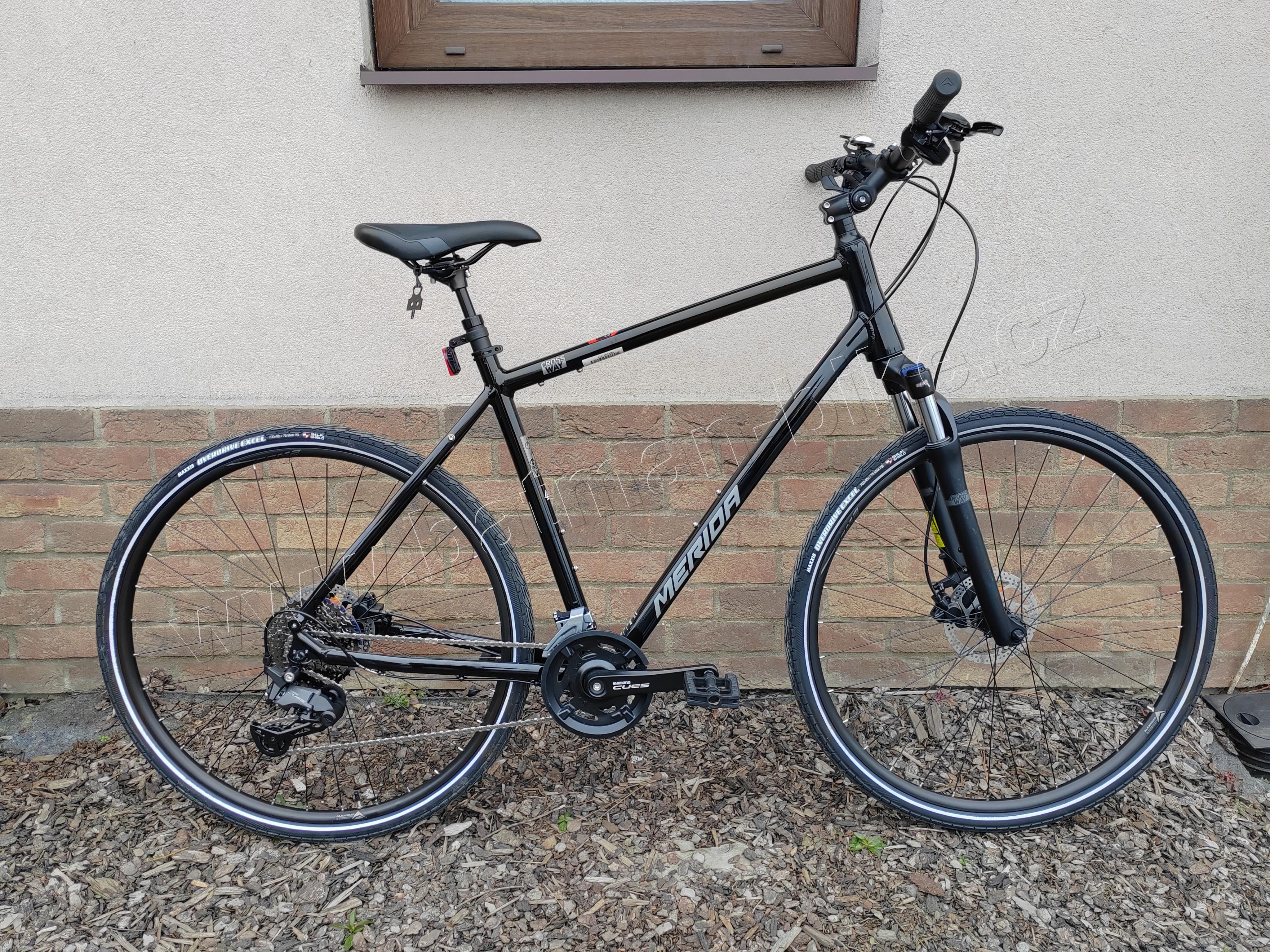 Merida CROSSWAY 100 Glossy Blac(Matt Silver) L(55) Cues 10sp