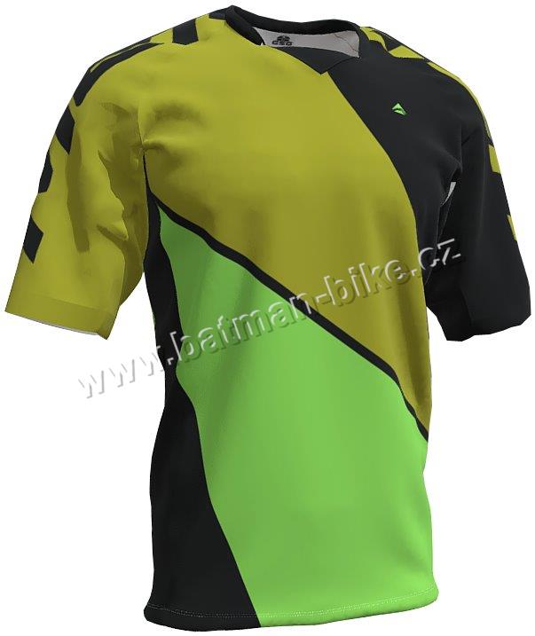 Dres pánský GSG FREERIDE černo-zelený* M