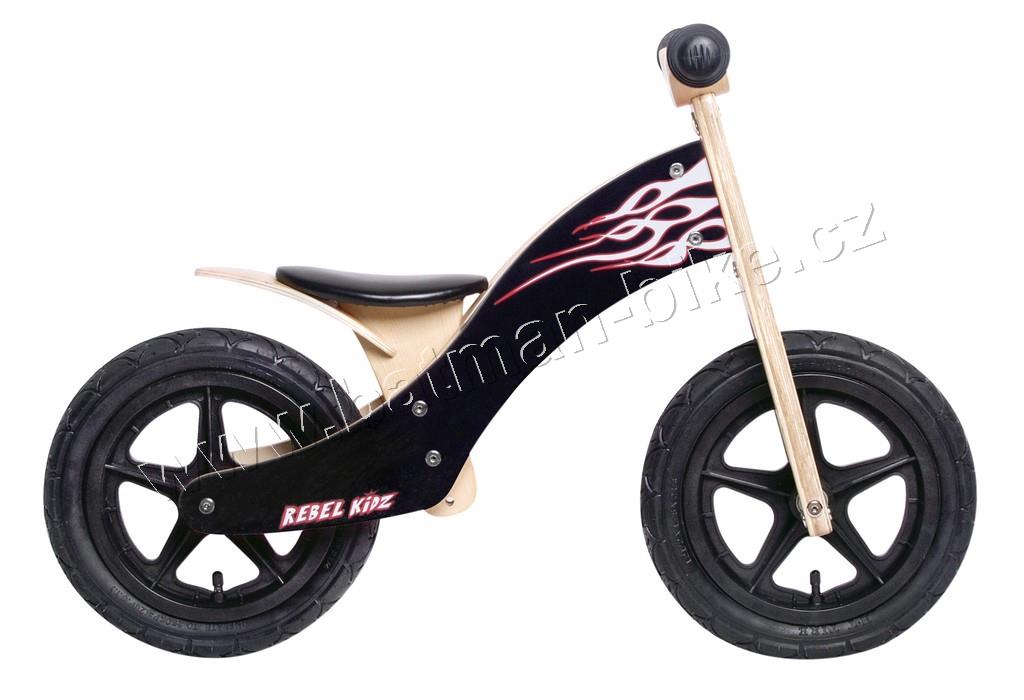 Odrážedlo Rebel Kidz Wood Air dřevo, 12