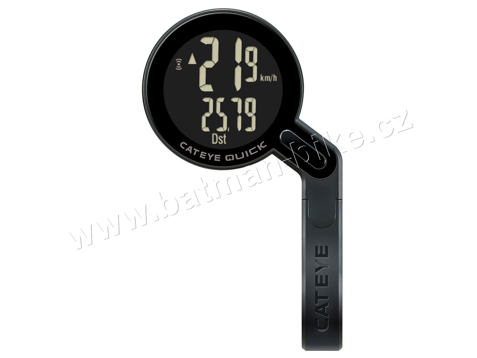 Cyklopočítač CAT Quick (RS100W) černá