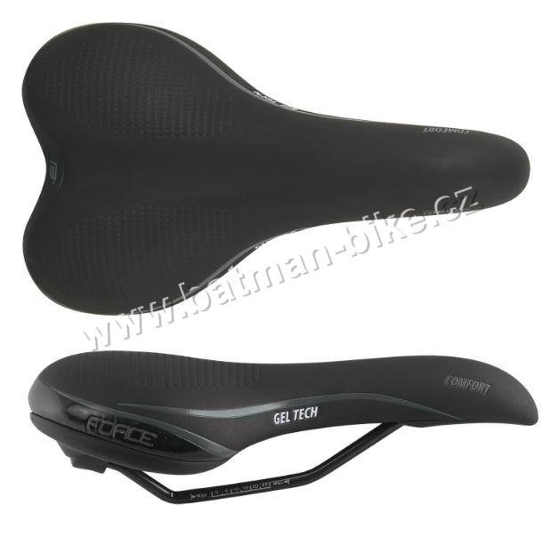 Sedlo FORCE COMFORT GEL TECH, černé