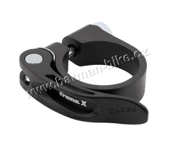 Objímka sedlovky černá s RÚ 31.8