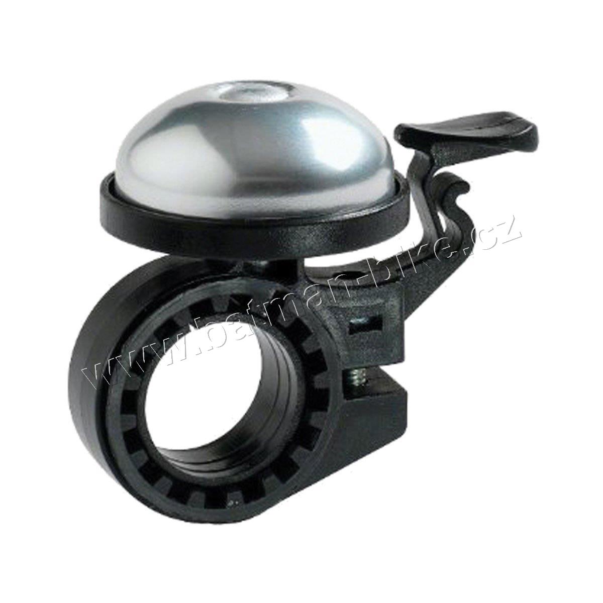 Zvonek mini Stříbrný Al paličkový S.O.