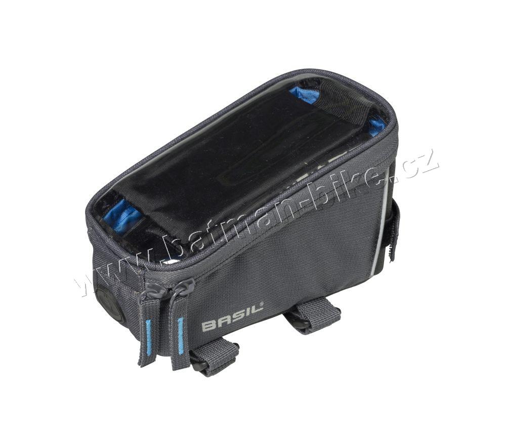 Brašna  BASIL SPORT DESIGN rámová  šedá/modrá1L