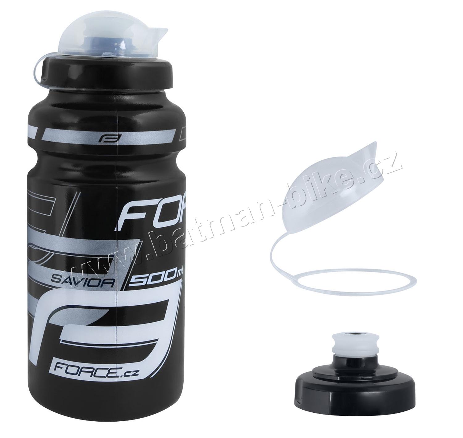 Láhev FORCE SAVIOR ULTRA 0,5 l, černo-šedo-bílá
