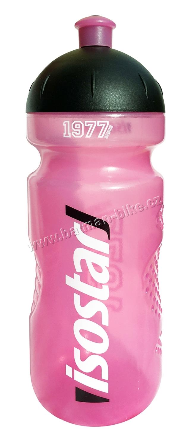 Láhev ISOSTAR 0,65 l, výsuvný vršek,1977 růžová