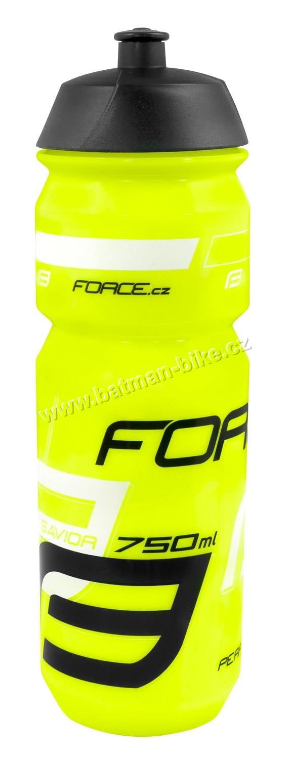 Láhev FORCE SAVIOR 0,75 l, fluo-černo-bílá