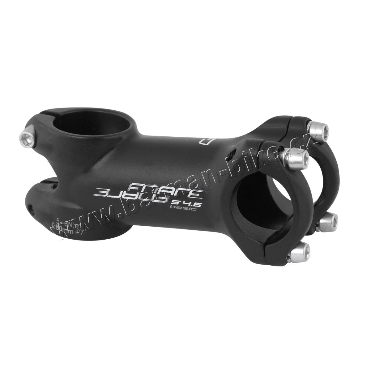 Představec FORCE BASIC S 4.6 25,4/80mm Al, černý