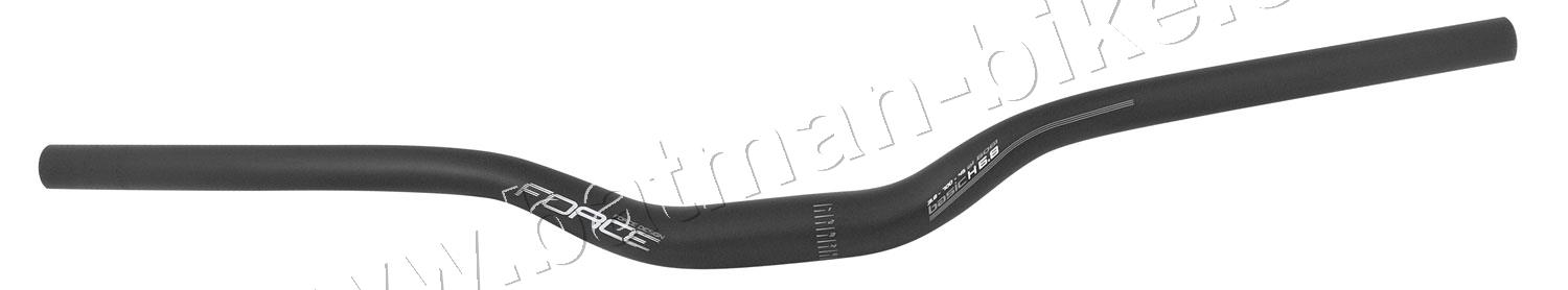 Řidítka F BASIC H6.8 prohlé 31,8/700mm Al,črn. Mat