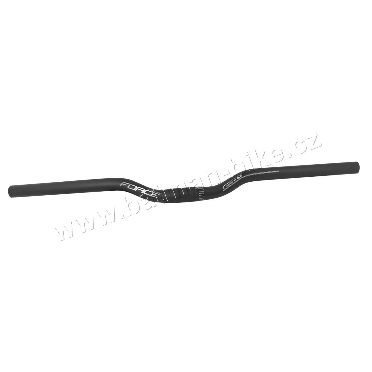 Řidítka F BASIC H8.2 prohlé 25,4/620mm Al,črn. Mat