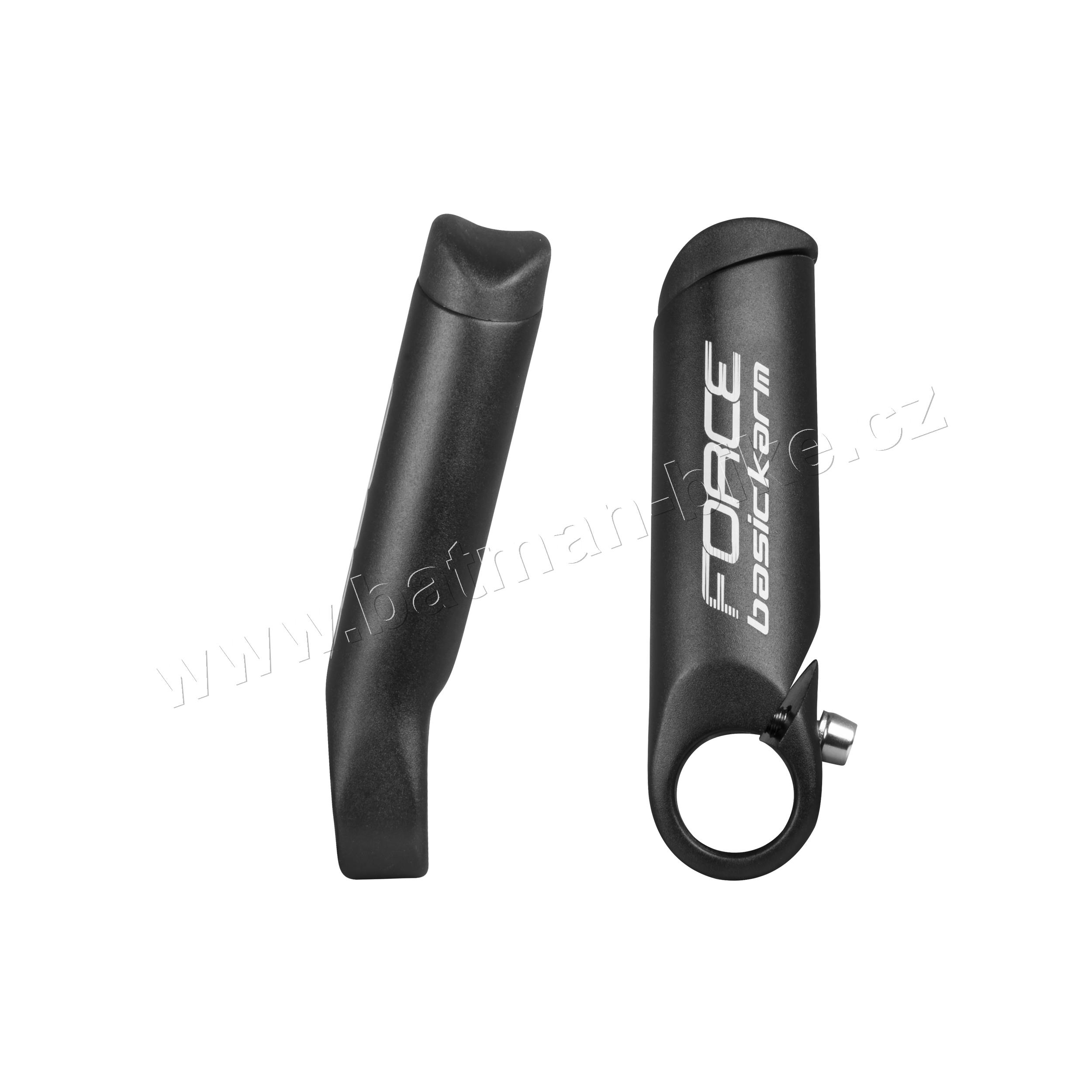 Rohy FORCE Alu černé ovál 11cm