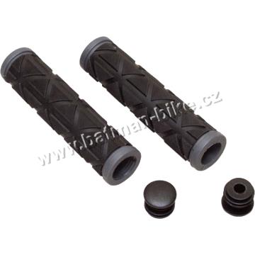 Gripy VELO VLG-172-AD2 125 mm černo/šedé