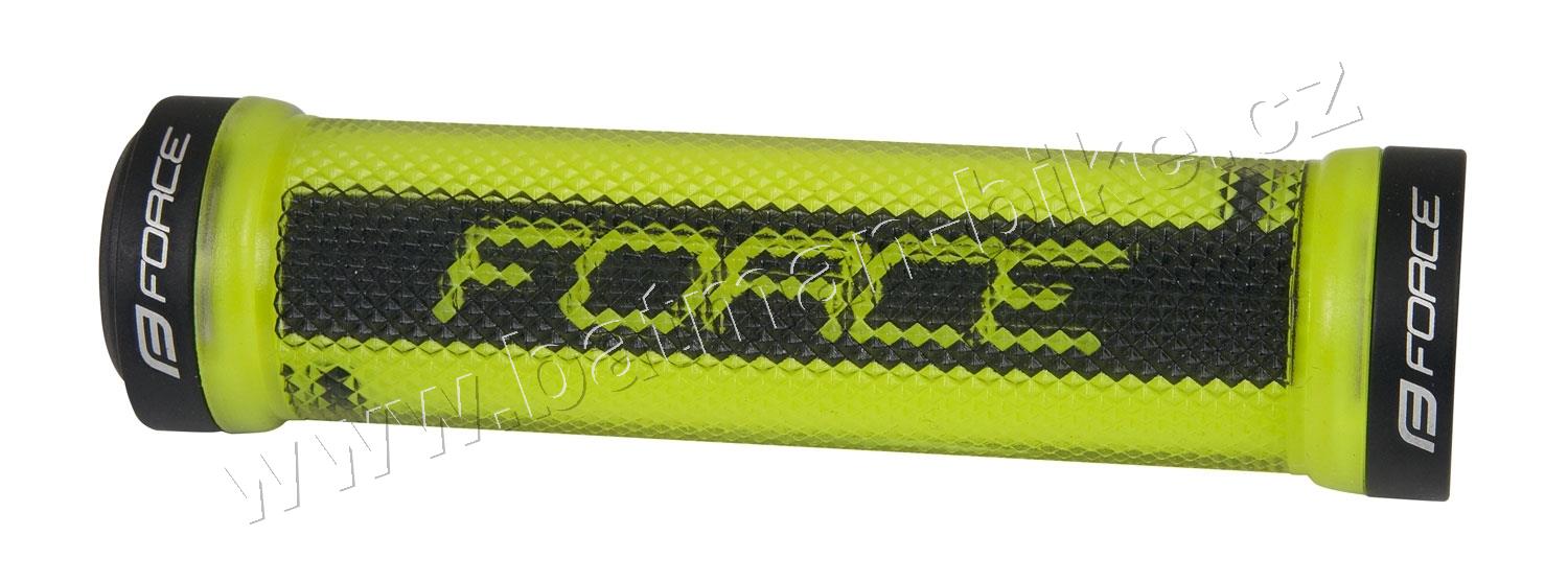 Madla FORCE LOGO jištěná, jemná fluo-černá, balená