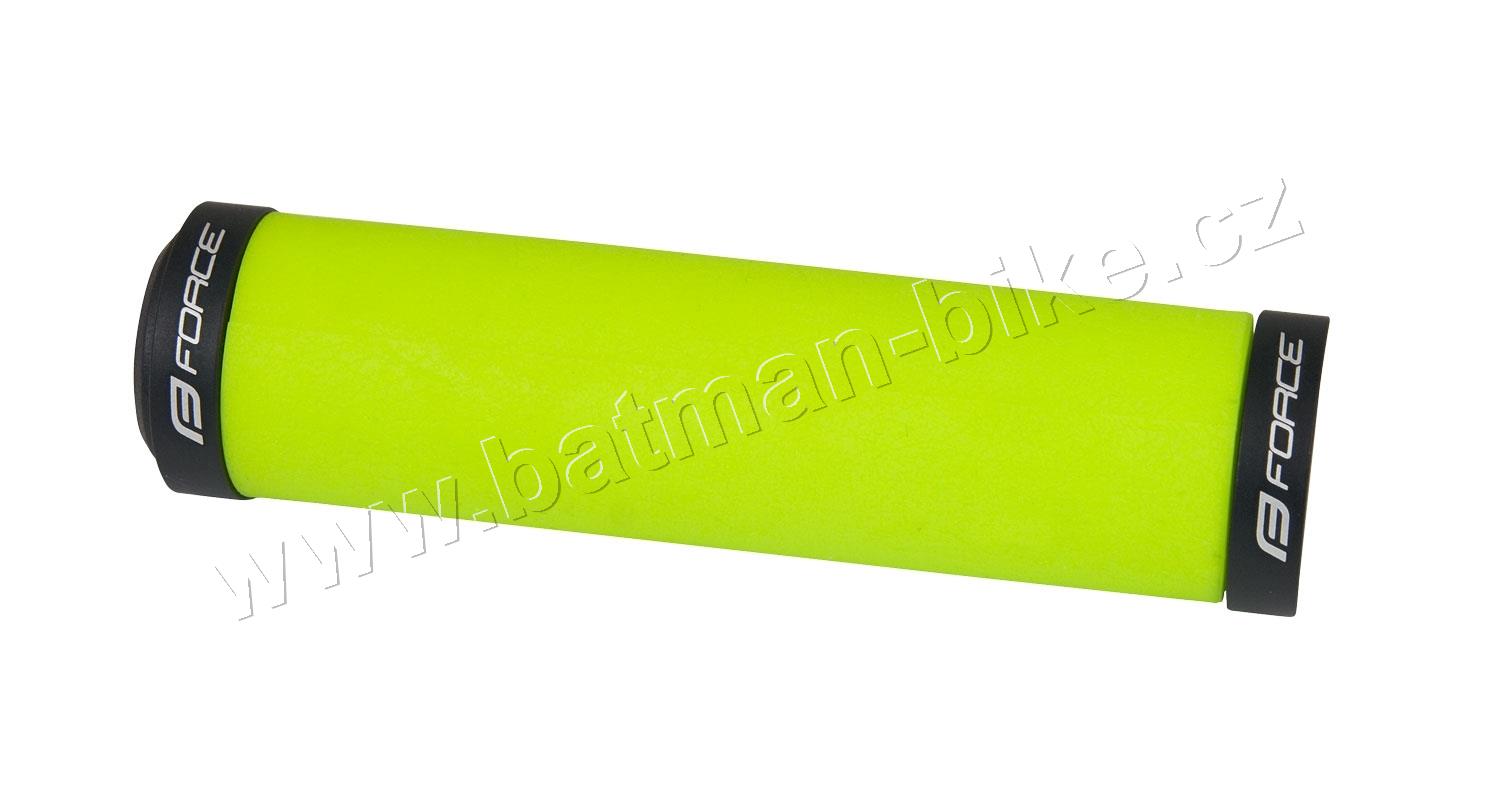 Gripy FORCE BOND jištěná silikonová, fluo, balená