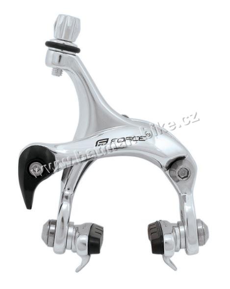 Brzdové čelisti FORCE silniční 43-57 mm, stříbrné