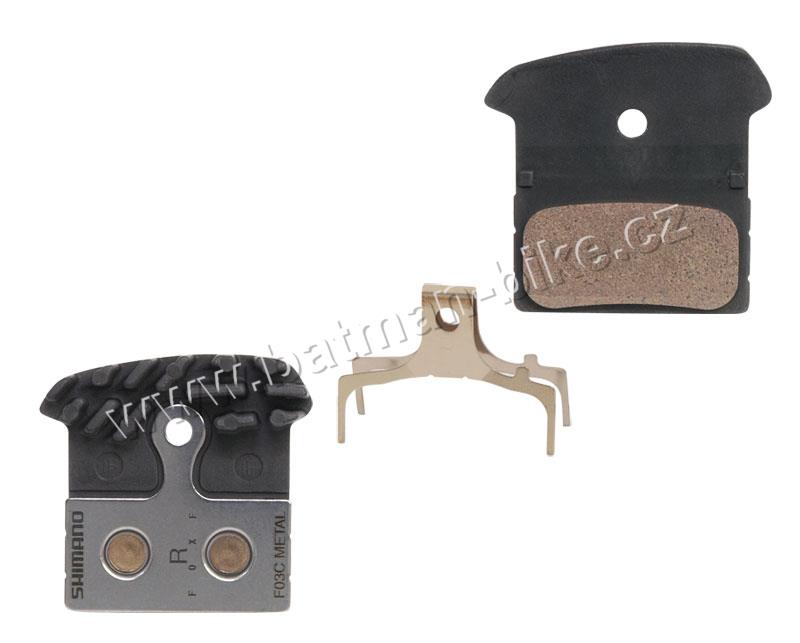 Brzdové desky SH J04C kovové, s pružinou+chladič